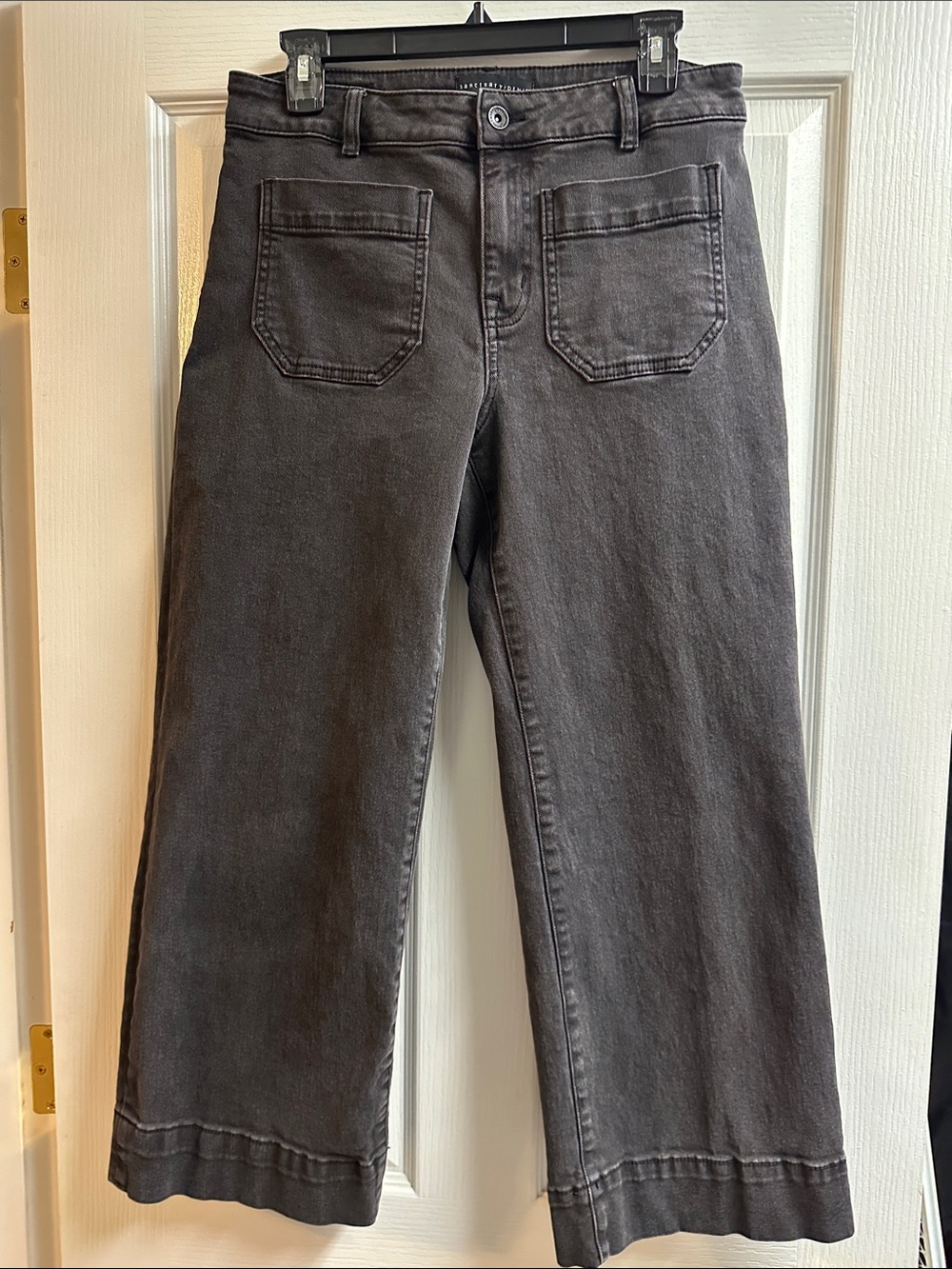 Sanctuary The Marine Crop Standard-Rise Wide Leg